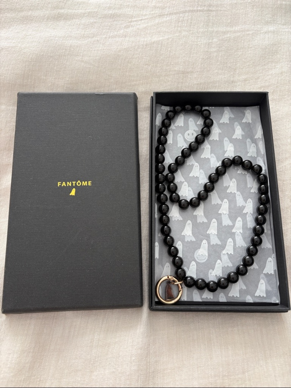 Fantôme Black Licorice Phone Wrist Strap